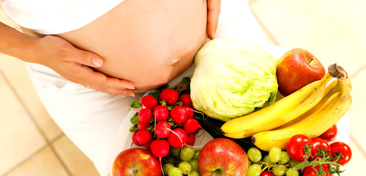 Gesundes essen für Schwangere